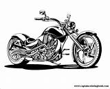 Coloring Choppers Motorbikes Pages Edit Pm sketch template