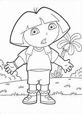 Dora Coloring Pages Explorer Print Kids sketch template