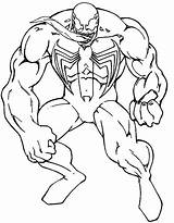 Venom Coloring Pages Spiderman Printable Marvel Avengers Visit Search Google Hulk Boys sketch template