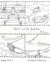 Jonah Whale Coloring Pages Bible Story Activities Activity School Children Kids Sheets Printable Sunday Preschool Craft Worksheets Worksheet Sequencing Stories sketch template