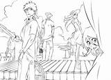 Lineart Ausmalbilder Ichigo Pintar Animes Bankai Kubo Coloriages sketch template