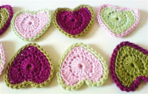 crocheted heart crochet heart crochet valentines heart crochet