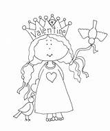 Digi Princess Digital Valentine Stamps Dearie Dolls Valentines Stamp Start Will Last Year цифровые идеи штампы куколки Read Pm Posted sketch template