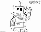 Roblox Coloring Pages Robot Para Line Colorear Printable Dibujos Pintar Color Print Youtubers Girl Kids Imprimir Getcolorings Páginas Friends Template sketch template