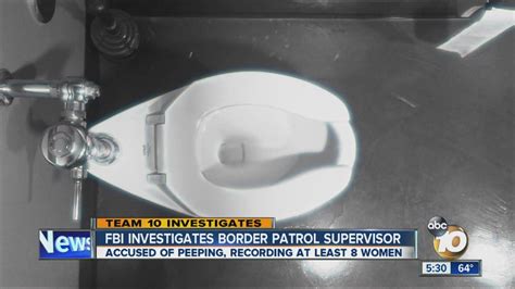 Border Patrol Bathroom Peeper 8 Women Recorded On Hidden Camera