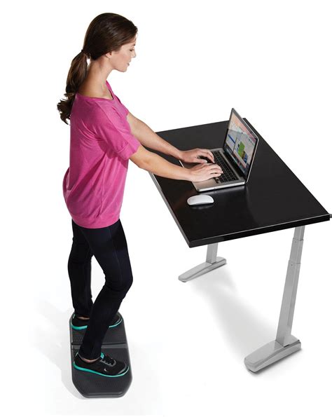 amazoncom gaiam evolve balance board  standing desk stability rocker wobble board