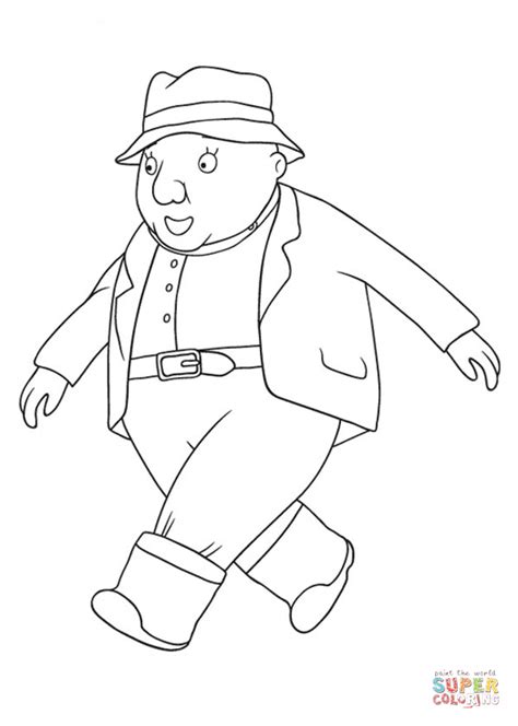 gardener coloring page  printable coloring pages