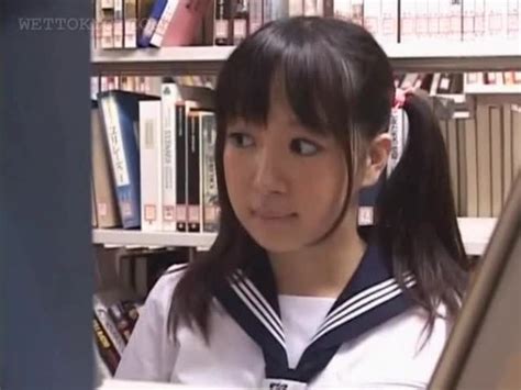 innocent asian schoolgirl fingered in the library porn tube