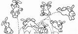 Hopping Bunny Coloring Pages Everywhere Bunnies Rabbit Kidsplaycolor sketch template
