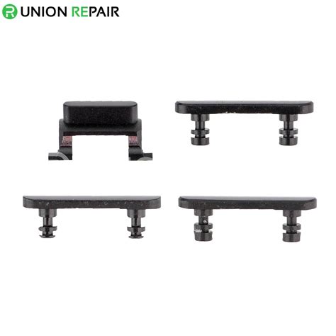 replacement  iphone  side buttons set black