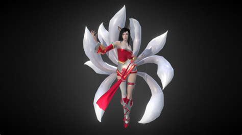 lol ahri a 3d model collection by catshby catshby sketchfab