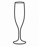 Clipart Flutes Colouring Flute Champagne Coloring Webstockreview Stemware sketch template