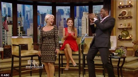 helen mirren twerks during appearance on live with kelly