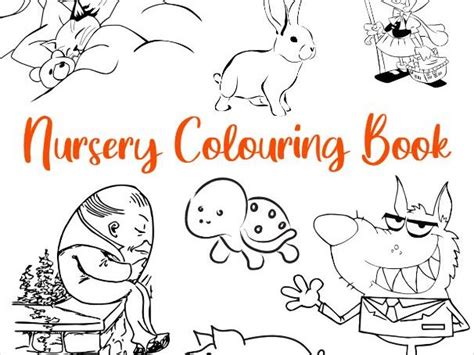 nursery colouring book teaching resources
