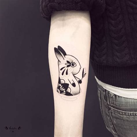 40 abstract blackwork tattoo designs by violette chabanon tattoos rabbit tattoos aztec