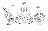 Ben Holly Coloring Pages Printable Walking Winter Birthday Wonder sketch template