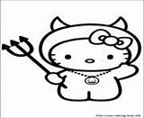 Kitty Hello Coloring Pages Printable Drinking Water Cute Book Explore sketch template