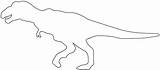 Dinosaur Velociraptor sketch template