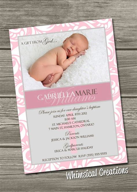 images  baptismal invitation designs  pinterest invitations baptism invitations