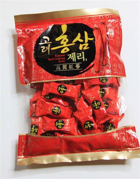 famous korean red ginseng candy   cw