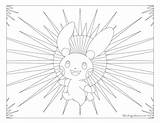 Plusle Volbeat Windingpathsart Pages sketch template