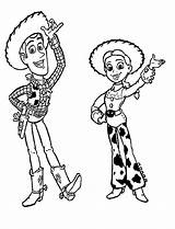 Coloring Pages Woody Jessie Toy Story Disney Cartoon Colouring Sheets Toystory Printable Buzz Print Color Easy Popular Kids Coloringhome Visit sketch template