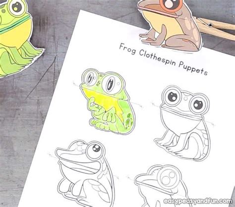 printable frog puppet template printable templates