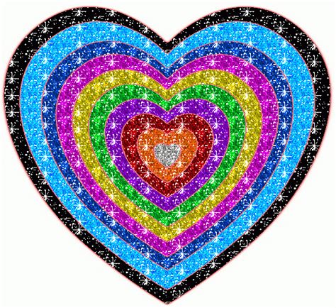 glitter colored heart desicommentscom