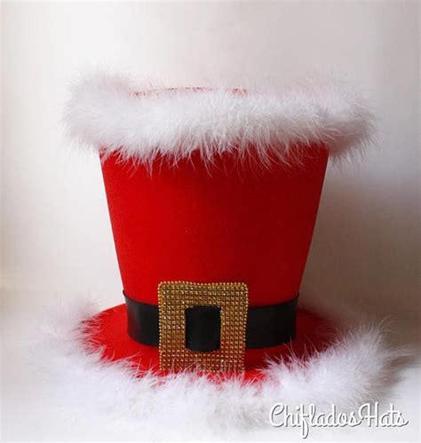 sombrero navideno  motivo de santa claus diy christmas hats