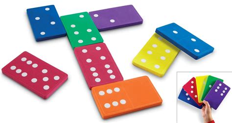 dominos geants en mousse learning resources dominoes set domino games