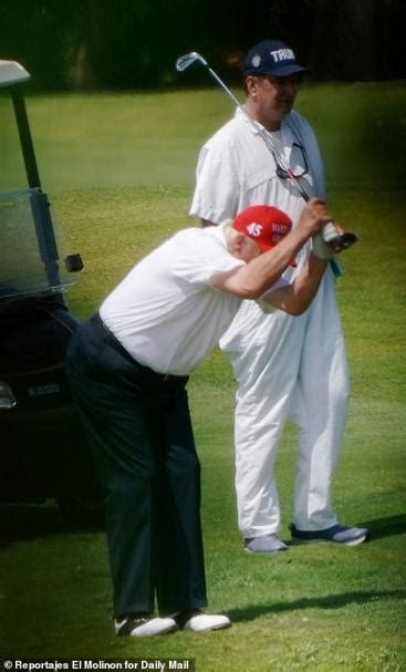 angry donald trump caught smashing golf club internet trolls   tantrum
