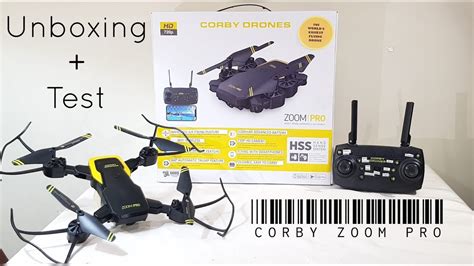 corby drone zoom pro unboxing testing p hd turkey version