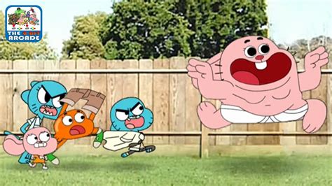 the amazing world of gumball sky streaker naked and not scared cartoon network games youtube
