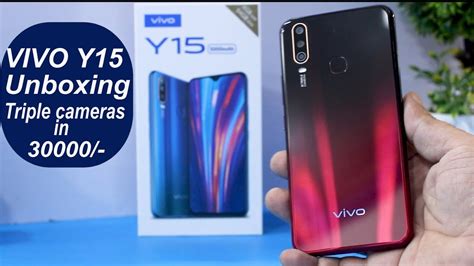 vivo  unboxing st impression price triple cameras mah