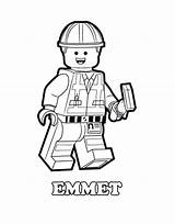 Lego Emmet sketch template