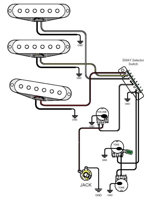 single pickup wiring diagram