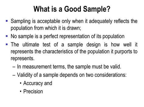 sample characteristics   good sample