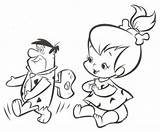Pebbles Coloring Bam Pages Flintstone Template Drawings Warner Bros 2008 25kb 332px sketch template