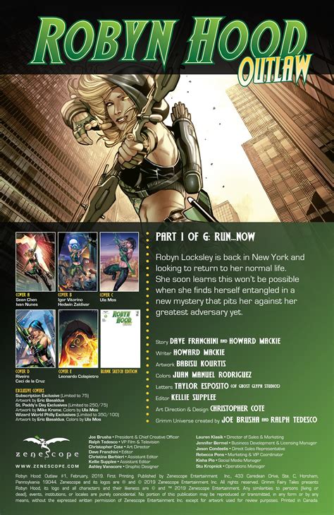 Robyn Hood Outlaw Issue 1 Read Robyn Hood Outlaw Issue 1 Comic Online