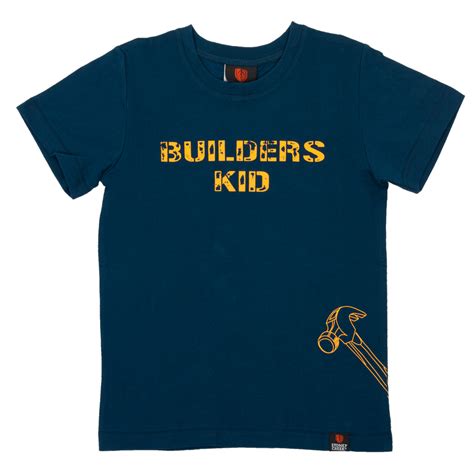 kids builders kid  shirt