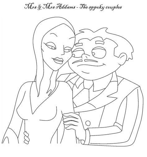addams family coloring pages   addams
