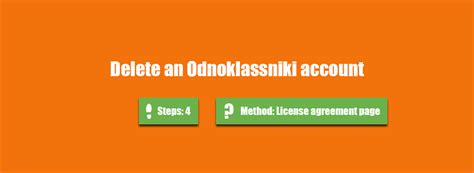How To Delete A Odnoklassniki Account Accountdeleters