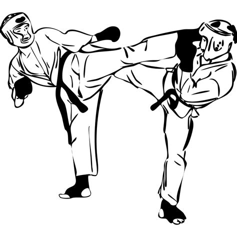 karate art karate martial arts vector clip clipart cartoon