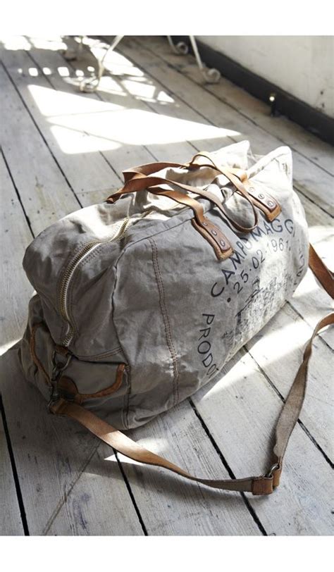 canvas travel bag ideas  pinterest weekender bags