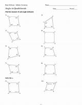 Quadrilaterals Quadrilateral Lessonplanet Inscribed Kuta sketch template
