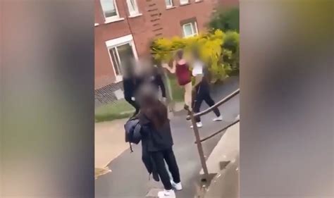Horrifying Footage Shows Schoolgirl Being Attacked By Group Of Girls