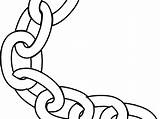 Chain Link Pinclipart Automatically Doesn sketch template