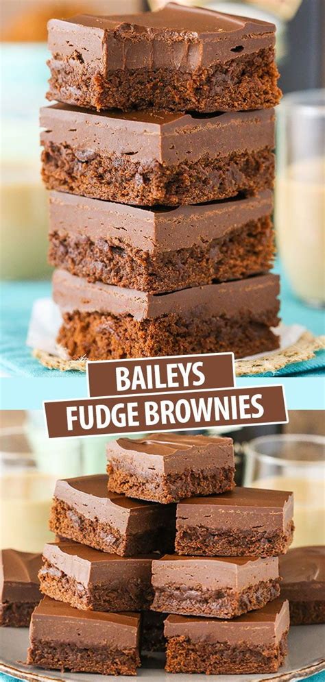 baileys fudge brownies recipe baileys fudge desserts dessert recipes