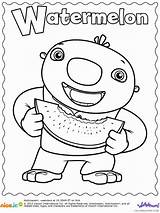 Wallykazam Coloring4free sketch template