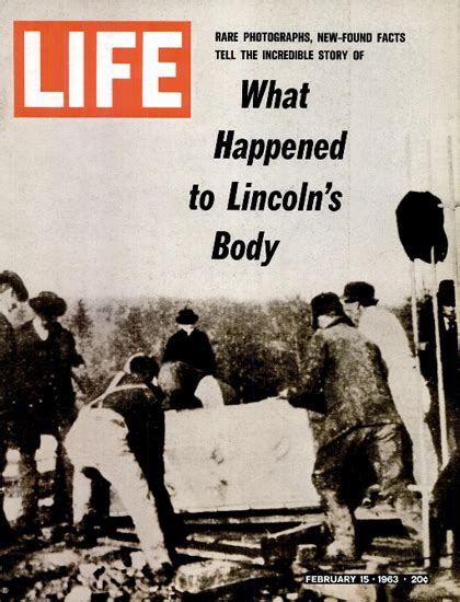Abraham Lincoln What Happened 15 Feb 1963 Copyright Life
